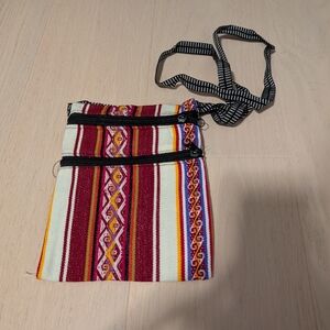 Striped Multicolor Crossbody Bag
